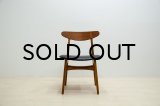 Hans.J.Wegner CH-30 Teak , Oak / Black Leather
