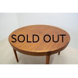 Walnut Round Dining Table