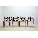 Niels.O.Moller No.78 Teak Dining Chair 4脚セット販売