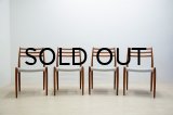 Niels.O.Moller No.78 Teak Dining Chair 4脚セット販売