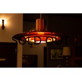 Preben Fabricius & Jorgen Kastholm SOLAR Pendant Lamp / Copper