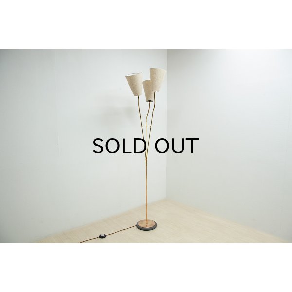 画像4: 3neck Brass Floor Lamp