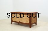 Kai Winding Teak Cane Blancket Chest PH52