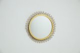 Brass Round Mirror
