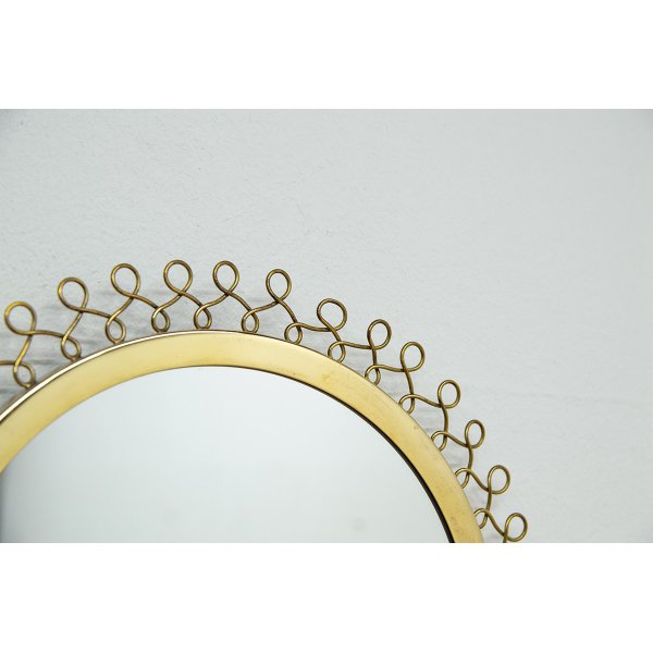 画像2: Brass Round Mirror