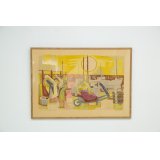 Helge Nielsen Lithograph / Arbejdendefolk