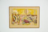 Helge Nielsen Lithograph / Arbejdendefolk