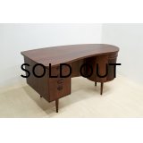 Kai Kristiansen Kidney Desk / Rosewood