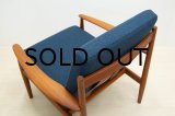 Grete Jalk Easy Chair Model 118 / Navy-01