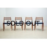 Niels.O.Moller No.78 Teak Dining Chair（4set）