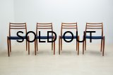 Niels.O.Moller No.78 Teak Dining Chair（4set）