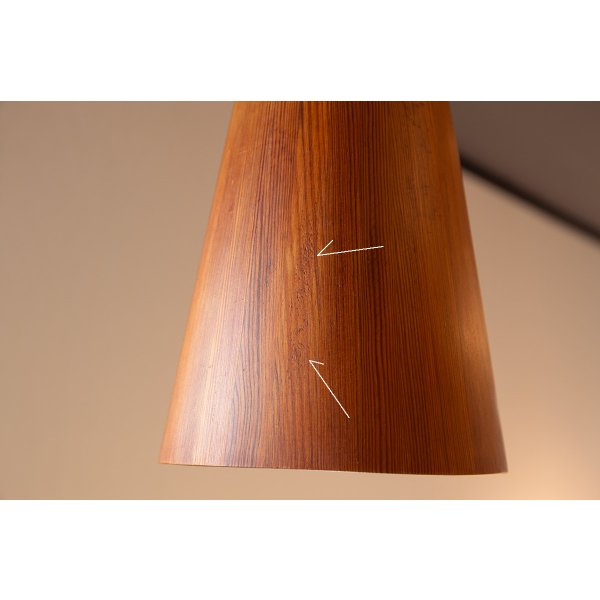 画像12: Jorgen Wolf Oregon Pine Pendant Lamp / Conus 小