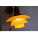 画像2: Poul Henningsen PH2/2 Wall Lamp 1930's Yellow frost Shade (2)