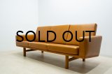 Hans.J.Wegner GE236-3P Sofa ,Leather,Oak（銀座店）