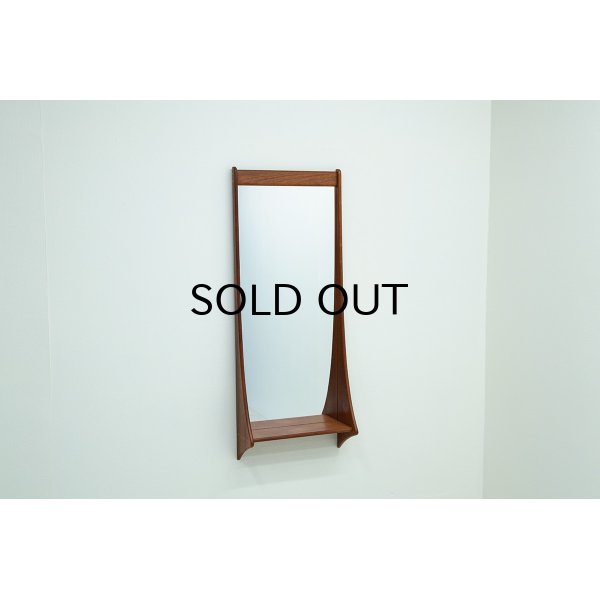 画像1: Pedersen & Hansen / Teak Mirror with Shelf（銀座店）