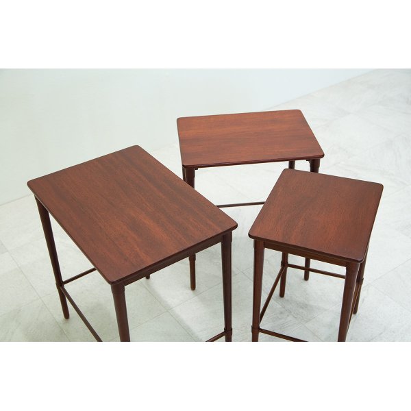 画像1: Mahogany Nest Table