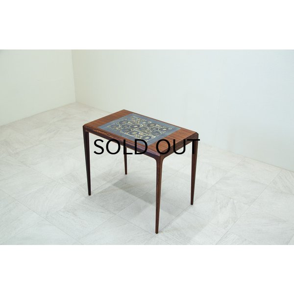 画像2: Johannes Andersen & Royal Copenhagen Tiletop Side Table / Rosewood / Baca（銀座店）