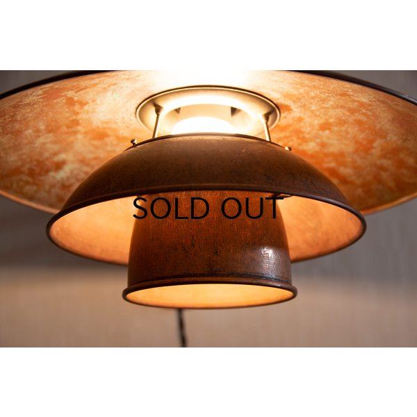 画像15: Poul Henningsen PH3 1/2 - 3 Wall Lamp 1930's Copper Shade