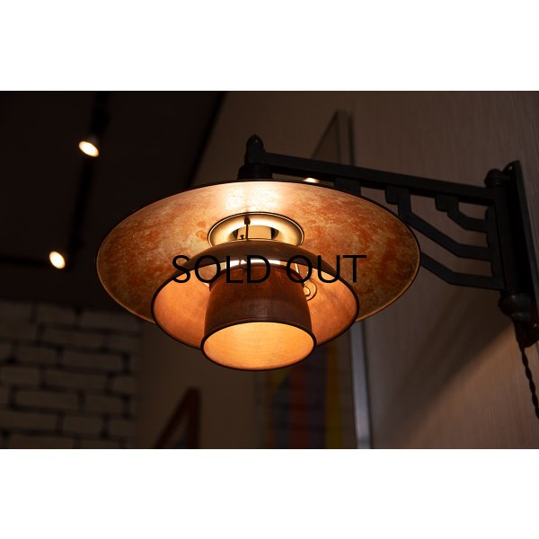 画像1: Poul Henningsen PH3 1/2 - 3 Wall Lamp 1930's Copper Shade