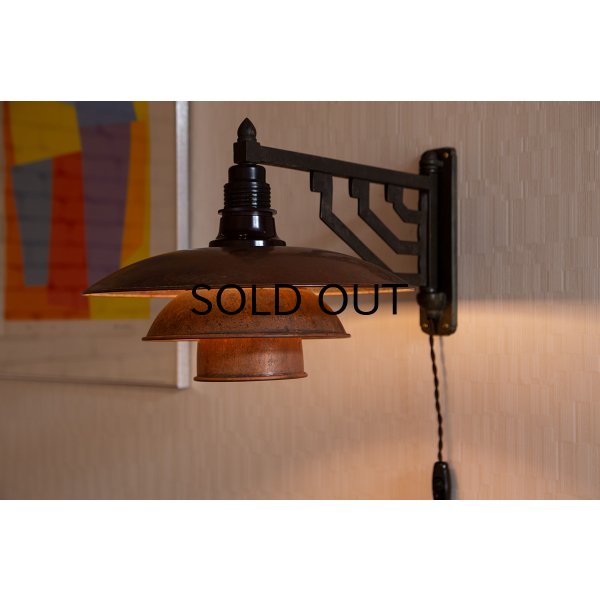 画像4: Poul Henningsen PH3 1/2 - 3 Wall Lamp 1930's Copper Shade