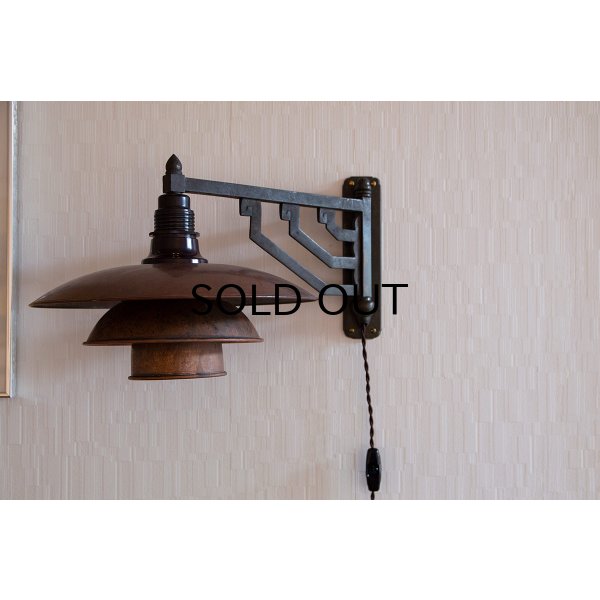 画像17: Poul Henningsen PH3 1/2 - 3 Wall Lamp 1930's Copper Shade
