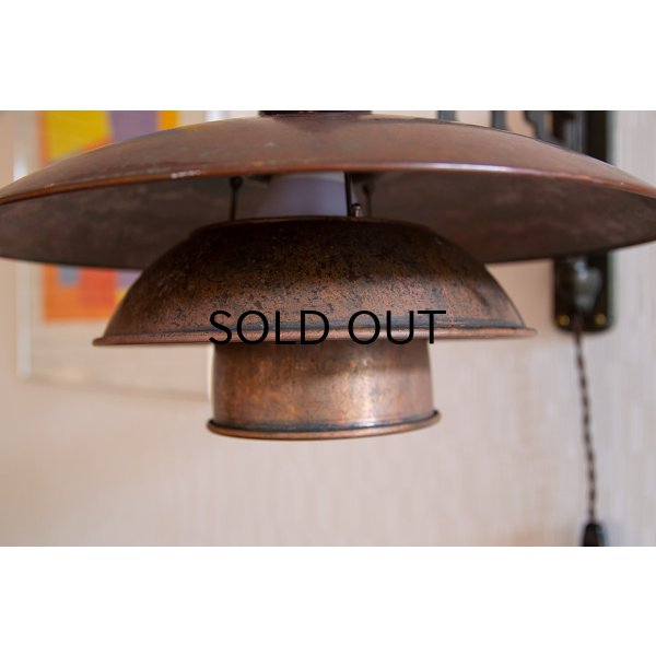 画像16: Poul Henningsen PH3 1/2 - 3 Wall Lamp 1930's Copper Shade