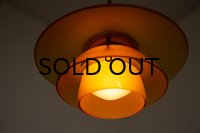 Poul Henningsen PH1-1 Pendant Lamp 1930's Amber Shade