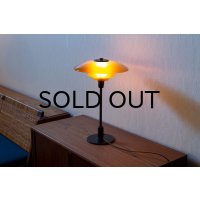 Poul Henningsen PH3 - 2 1/2 Table Lamp 1930's Amber Shade
