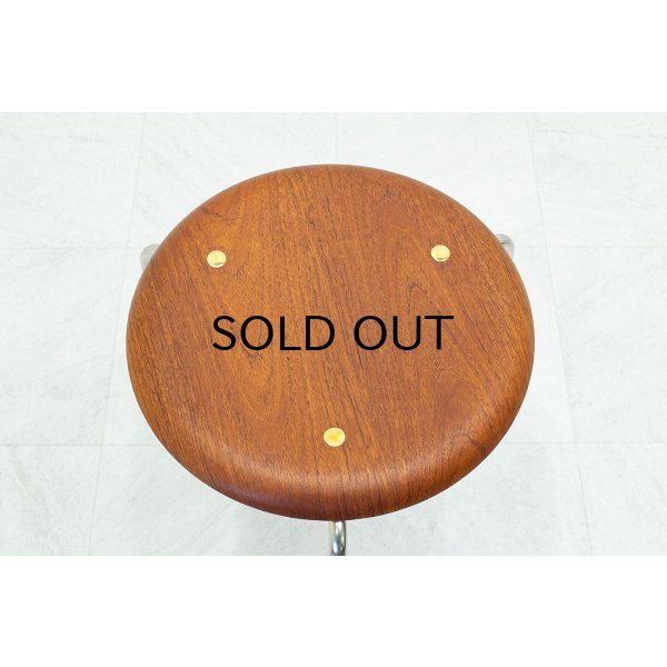画像1: Arne Jacobsen Dot Stool Teak 3legs（銀座店）