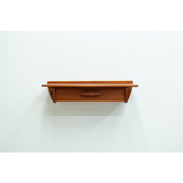 画像1: Teak Wall Drawer