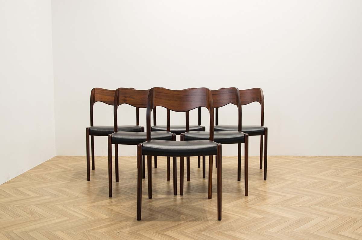 Niels.O.Moller No.71 Rosewood Dining Chair 2脚セット販売