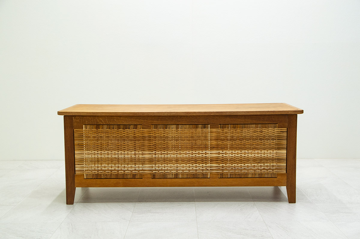 Kai Winding Oak Cane Blancket Chest PH52 Large